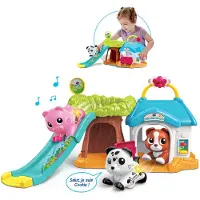 Vtech Jeu électronique Tut Tut Animo Bisous Ptite Niche Tobbogan + Cookie chien gentil