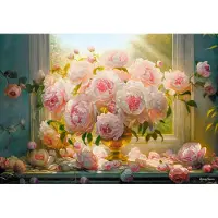 Castorland Puzzle Art Collection - Hot Summer Peonies - 1000 pièces