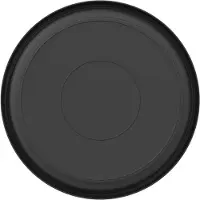 vidaXL Plateau À Fleurs Rond 6 Pcs Noir Ø 14 X 2 Cm Plastique