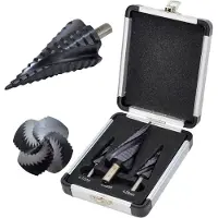 AWTOOLS M2-Tialn Stufenspiralbohrer (4 - 39 mm, 4-12mm, 4-20mm)
