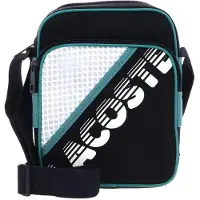 Lacoste sac à épaule bandoulière Crossover Bag Abimes Farine Bayou noir
