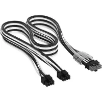 Corsair CP-8920425, 12 V-2x6, 2 x PCI-E (8 broches), mâle, mâle, droit, droit