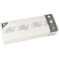 Papstar serviettes de table snack Daily Collection, 1/4-plis, imprimé, L 240 x H 165 mm, certifié FSC, papier tissu, blanc, 300 pièces