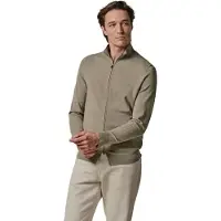 Profuomo Regular Fit Cardigan beige, Unicolore