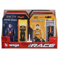 Bburago Voiture 1/64 Racing F1 2025 Modèle aléatoire