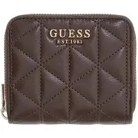 GUESS Compagnon / Portefeuille matelassé Paisleigh Zi Espresso QG9883137