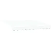 vidaXL , store enroulable blanc, 350 x 250 cm, polyester