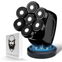 Sansbeauté Rasoir Homme - Tondeuse - Tondeuse - Skull Sharp PRO - rasoir électrique visage et tête - rasage de tête - humide et sec - recharge sans fil - électrique