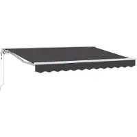 vidaXL Cadre de store anthracite 250 x 200 cm