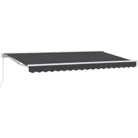 vidaXL Cadre de store anthracite 350 x 200 cm