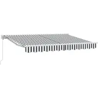 vidaXL Cadre de store anthracite et blanc 250 x 200 cm