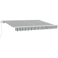 vidaXL Store rétractable anthracite 250 x 200 cm Tissu