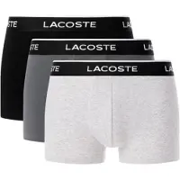 Lacoste Boxers gris foncé / gris chiné / noir