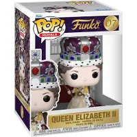 Funko POP! Reine Elizabeth II POP! Figurine en vinyle Premium 100e anniversaire - Reine Elizabeth II (couronnement) 9 cm