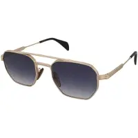 David Beckham Lunettes de soleil - - DB 1229/S RHL/84 - Verres dégradés - Double pont - Monture métal dorée