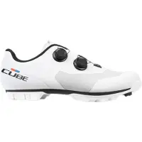 Cube Chaussures de VTT Peak Pro, blanc, taille 46 (hommes), blanc, taille 46 (femmes)