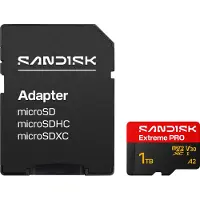 SanDisk Extreme Pro 1tb Memory Card Rouge,Noir
