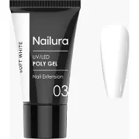 Nailura - Poly Gel 3 - Soft White - 30 ml (30 ml)