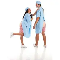 Creaciones Llopis Sick Hospital Costume Bleu L Enfants