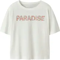 Name it T-Shirt 'NKFVONAYA' orange foncé / argent / blanc