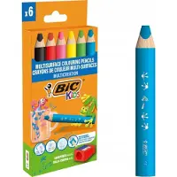 BIC Bleistifte + Spitzer 6+1 Stück Kinder (6x)