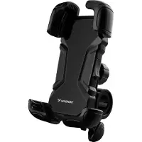 Wozinsky support de téléphone fort pour le guidon d'un vélo, d'une moto, d'un scooter noir (WBHBK6), Support pour smartphone, Noir
