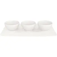 Villeroy & Boch Ensemble de bols Villeroy & Boch Manufacture Rock Blanc (4-Delig)