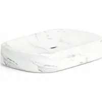 Zeller Porte-savon Marbre céramique 13x9x2.4 cm
