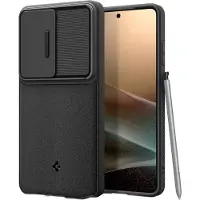 Spigen Coque Optik Armor Camera slider Samsung Galaxy S26 Ultra - Black