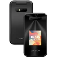 Logicom Téléphone portable basique Fleep S90 4G Double nano SIM 128 Mo 2.7" Noir