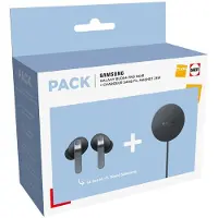 Samsung Pack Fnac Ecouteurs intra-auriculaires sans fil True Wireless Buds4 Pro avec réduction de bruit active Noir + Pad à induction magnétique 25 W