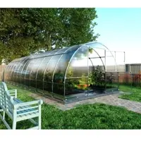 BAUMERA Serre KLASIKA TUBE 3x8m avec fondations et polycarbonate de 6mm ;