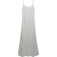 Superdry Printed Cami Maxi Sleeveless Long Dress Blanc XL Femme