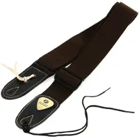 Fazley Kato Sgsl-Brn Sangle De Guitare Marron En Coton
