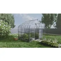 BAUMERA Serre KLASIKA STANDART 5 (2,5 x 2 m) avec fondations, polycarbonate de 6 mm et lucarnes à ouverture automatique.