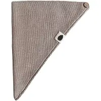 Pine Cone Bavoir Bandana - Tricoté - Leo - 36,5x22 cm - Beige - - UneTaille - Bavoir Bandana