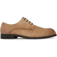 BOSS Chaussures derby en cuir suédé doux