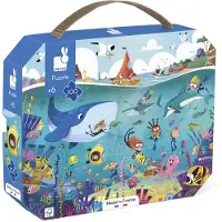 Janod Puzzle De 100 Pièces - Les Fonds Marins