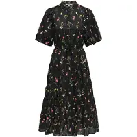 ONLY Robe 'ONLElma' jaune clair / vert / rose / noir