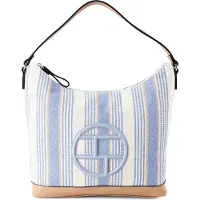 Tom Tailor Cabas 'Gilda' beige / bleu clair / blanc