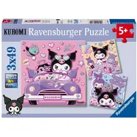 Ravensburger Puzzle Kuromi 3x49 poupées