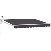 vidaXL Store électrique rétractable, anthracite, 2,5 x 2 m