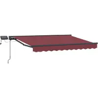 vidaXL Armature de store manuelle avec LED 3 x 2,5 m