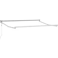 vidaXL Armature de store électrique blanche 3 x 2 m en aluminium