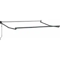 vidaXL Armature de store électrique anthracite 3 x 2 m en aluminium