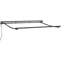 vidaXL Armature de store électrique anthracite 3,5 x 2 m en acier