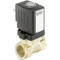 Burkert Électrovanne NPT 1/2'' NC Laiton NBR 0-10bar/145psi 120VAC Anti Coup De Bélier 6213 273548