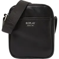 Replay sac à épaule bandoulière Reporter Bag Black noir