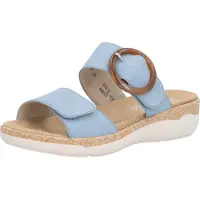 Remonte Sandales Damenschuhe, confortables, bleues, pour le quotidien