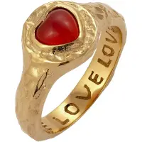 Haze&Glory Bague or / rouge
